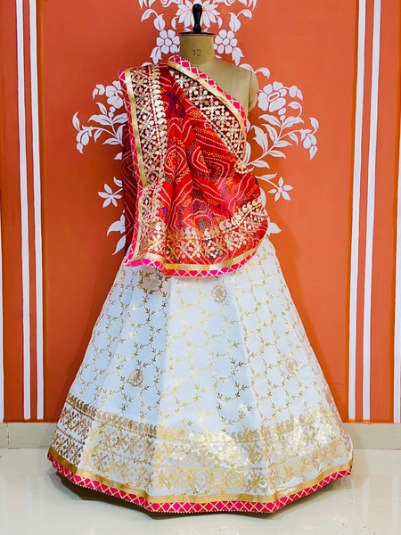 GOTA PATTI KOTA DORIYA LEHENGA