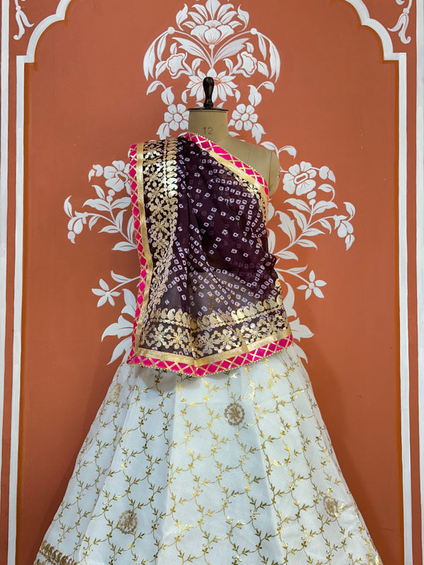 GOTA PATTI KOTA DORIYA LEHENGA