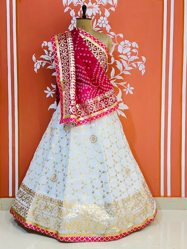 GOTA PATTI KOTA DORIYA LEHENGA