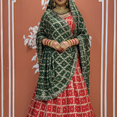 Zari Ghatchola Pure Georgette lehenga