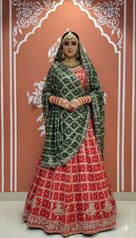 Zari Ghatchola Pure Georgette lehenga