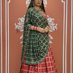 Zari Ghatchola Pure Georgette lehenga