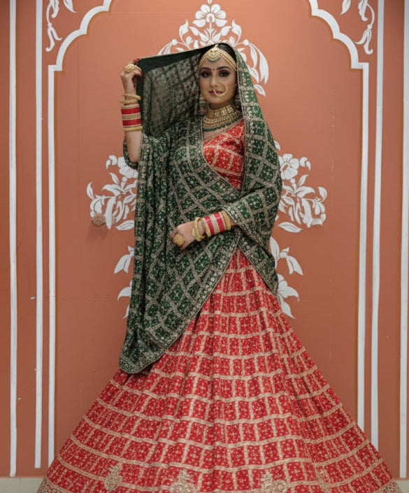 Zari Ghatchola Pure Georgette lehenga