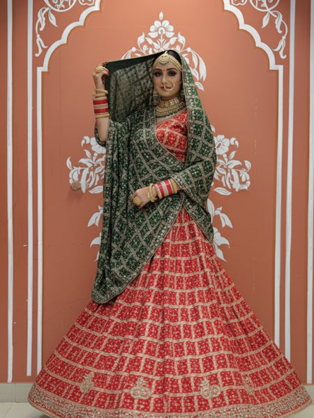 Zari Ghatchola Pure Georgette lehenga