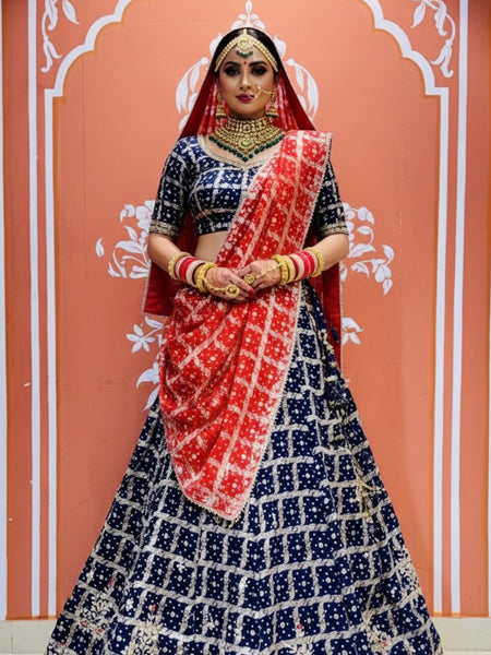 Zari Ghatchola Pure Georgette lehenga