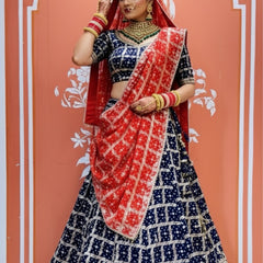 Zari Ghatchola Pure Georgette lehenga