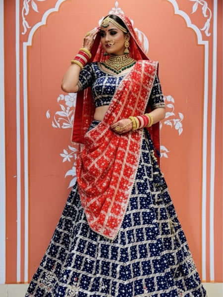 Zari Ghatchola Pure Georgette lehenga