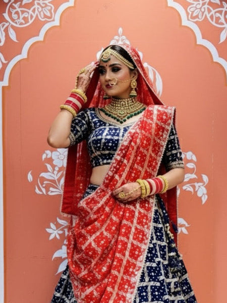 Zari Ghatchola Pure Georgette lehenga