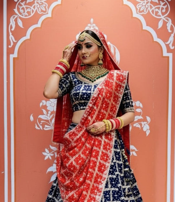 Zari Ghatchola Pure Georgette lehenga
