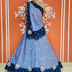 CHINON HANDWORK BHANDEJ LEHENGA