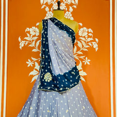 CHINON HANDWORK BHANDEJ LEHENGA