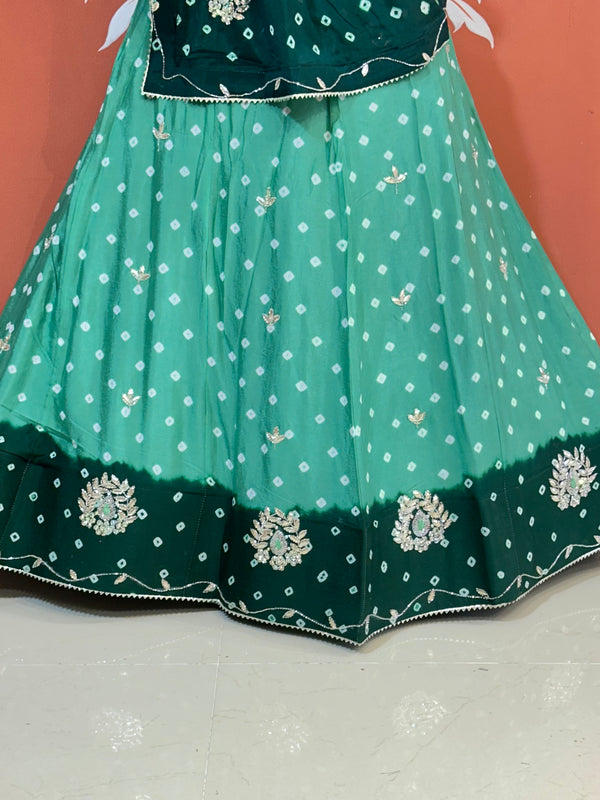 CHINON HANDWORK BHANDEJ LEHENGA