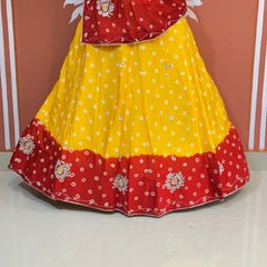 CHINON HANDWORK BHANDEJ LEHENGA