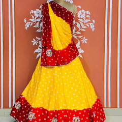 CHINON HANDWORK BHANDEJ LEHENGA
