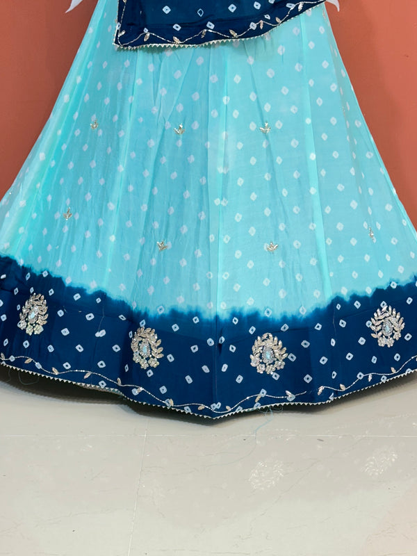CHINON HANDWORK BHANDEJ LEHENGA