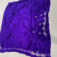 GAZI SILK ZARDOZI GOTA PATTI LEHENGA