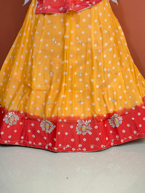CHINON HANDWORK BHANDEJ LEHENGA