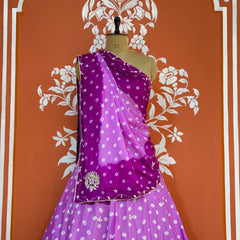 CHINON HANDWORK BHANDEJ LEHENGA