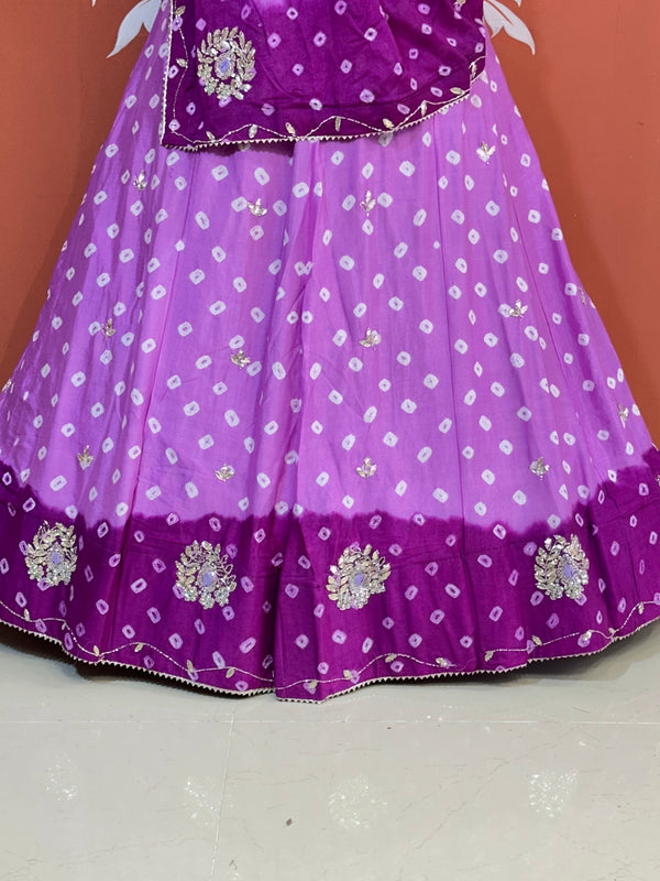 CHINON HANDWORK BHANDEJ LEHENGA
