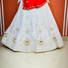 UPADA SILK HANDWORK GOTA PATTI LEHENGA