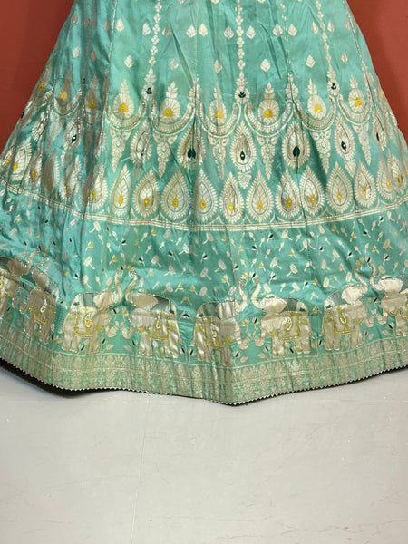 BANARSI ZARI HANDWORK LEHENGA