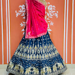 BANARSI ZARI HANDWORK LEHENGA