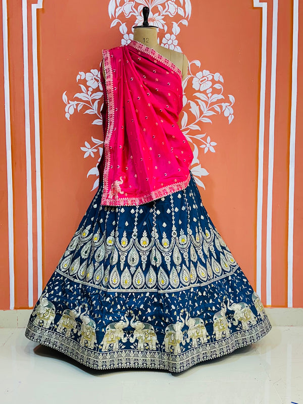 BANARSI ZARI HANDWORK LEHENGA