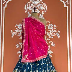 BANARSI ZARI HANDWORK LEHENGA