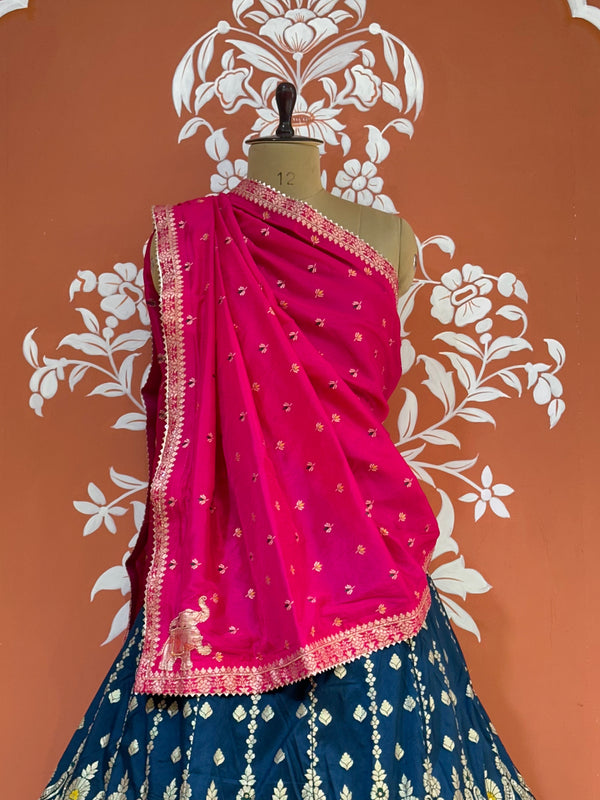 BANARSI ZARI HANDWORK LEHENGA