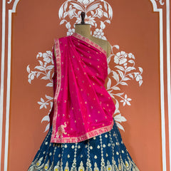 BANARSI ZARI HANDWORK LEHENGA