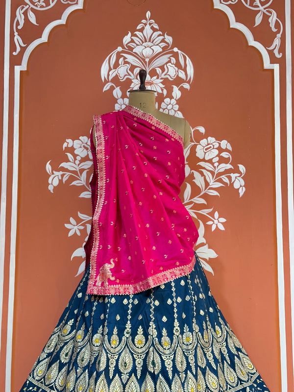 BANARSI ZARI HANDWORK LEHENGA
