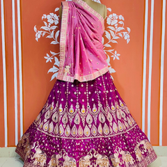 BANARSI ZARI HANDWORK LEHENGA