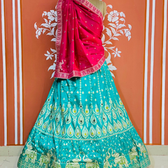 BANARSI ZARI HANDWORK LEHENGA