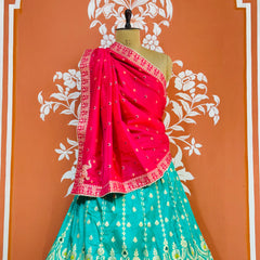 BANARSI ZARI HANDWORK LEHENGA