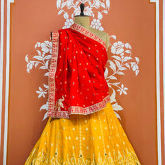 BANARSI ZARI HANDWORK LEHENGA