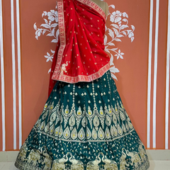 BANARSI ZARI HANDWORK LEHENGA