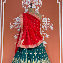 BANARSI ZARI HANDWORK LEHENGA