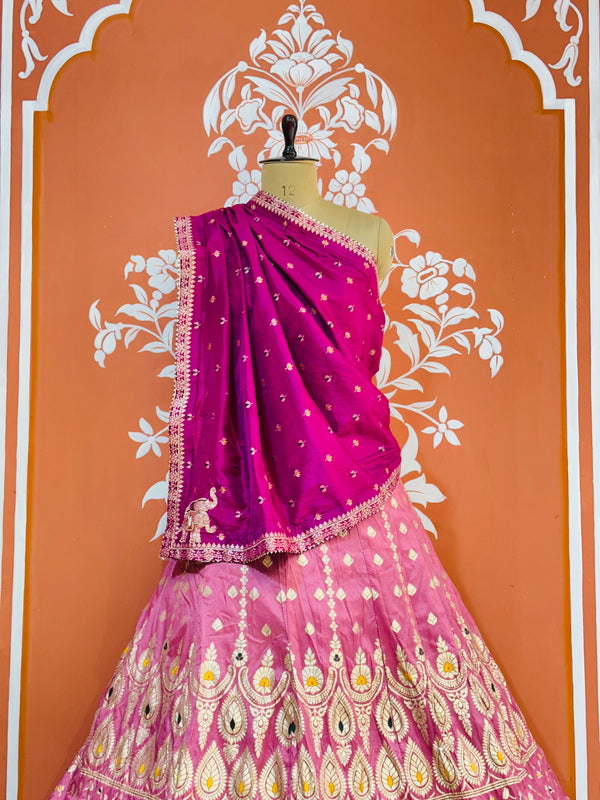 BANARSI ZARI HANDWORK LEHENGA