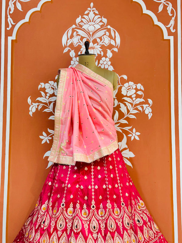 BANARSI ZARI HANDWORK LEHENGA