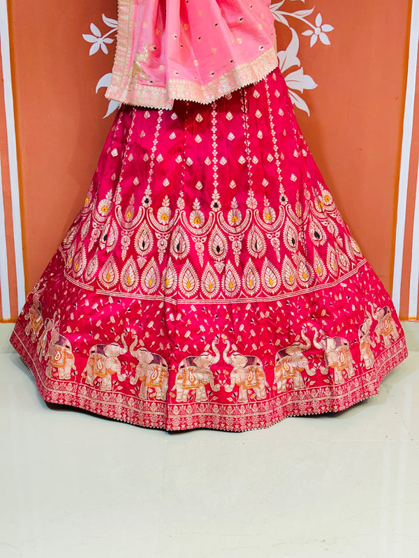 BANARSI ZARI HANDWORK LEHENGA