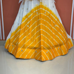 CHINON HANDWORK BHANDEJ LEHENGA
