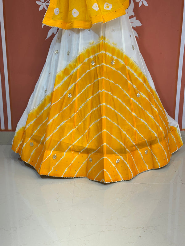 CHINON HANDWORK BHANDEJ LEHENGA