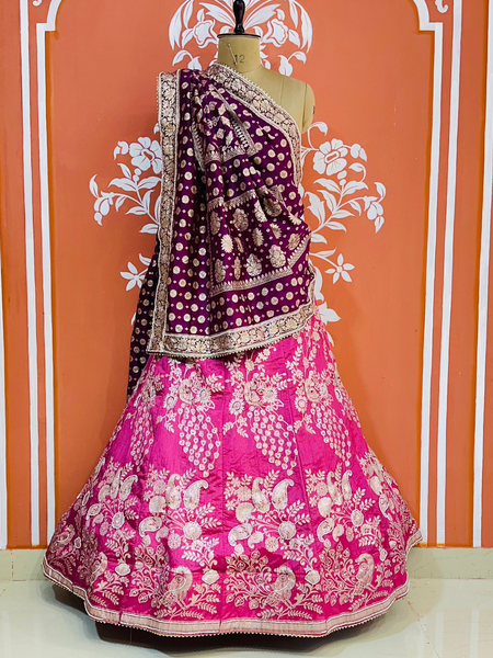 BANARSI ZARI HANDWORK LEHENGA