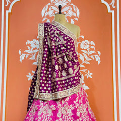 BANARSI ZARI HANDWORK LEHENGA