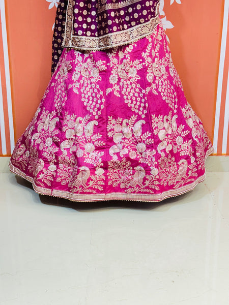 BANARSI ZARI HANDWORK LEHENGA