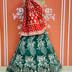 BANARSI ZARI HANDWORK LEHENGA