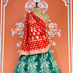 BANARSI ZARI HANDWORK LEHENGA