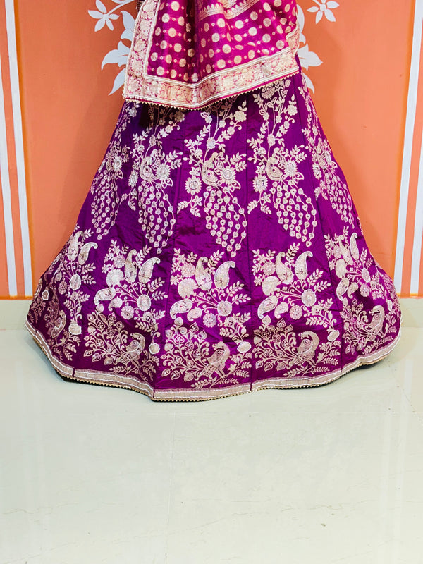 BANARSI ZARI HANDWORK LEHENGA