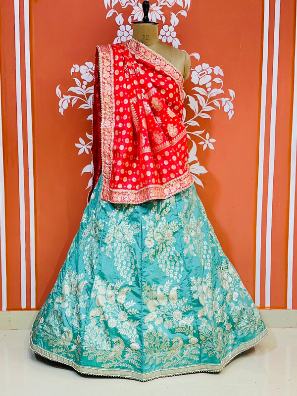 BANARSI ZARI HANDWORK LEHENGA