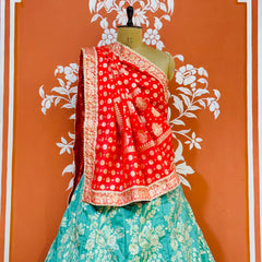 BANARSI ZARI HANDWORK LEHENGA